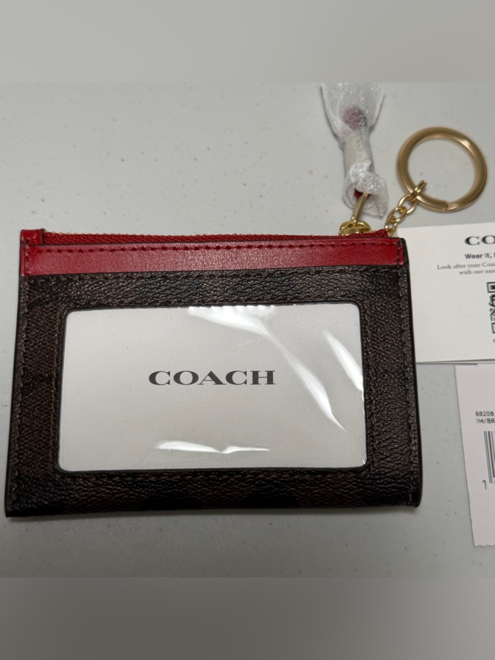 Coach Mini Skinny Id Case NWT - Picture 3 of 6